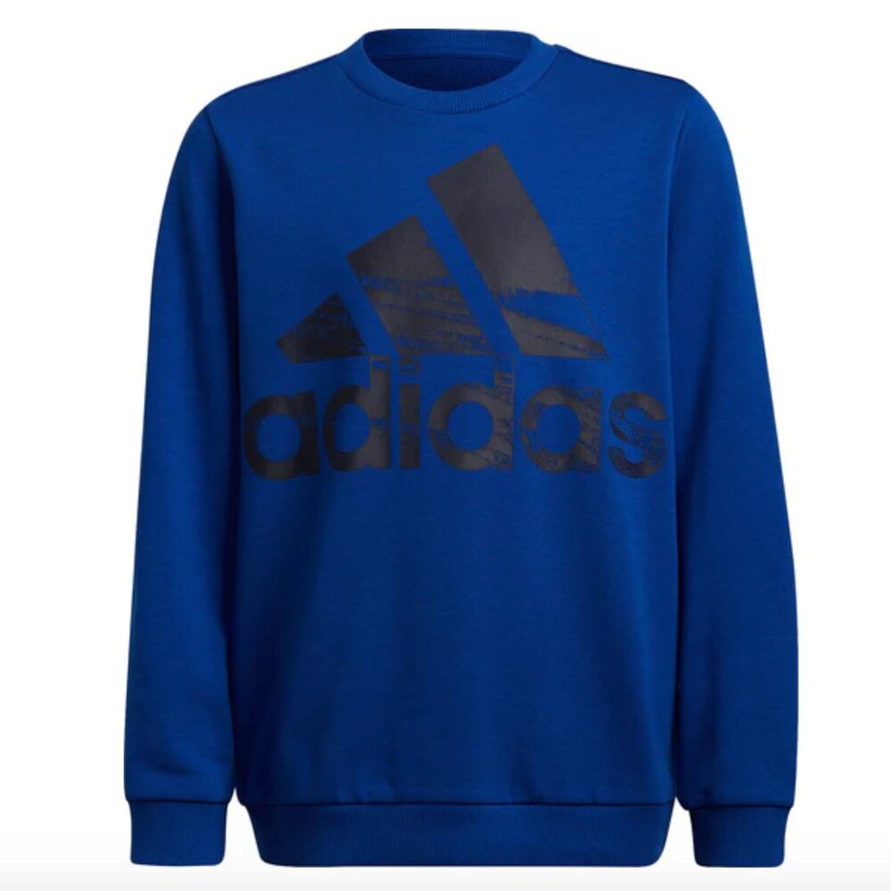 Adidas 13-14 BOYS Large Crewneck Sweater in Blue and Black